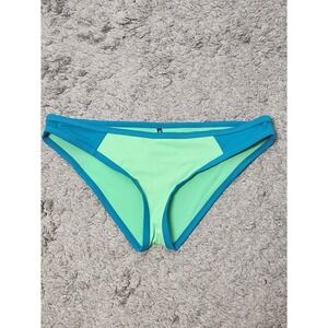 ADORE ME bikini swim Bottom Green Blue NWT Women's size XL